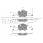 TOMEX Brakes Bremsbelagsatz, Scheibenbremse